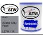 Preview: Audi, Aviator Gray Pearl, LZ7W / 1X: 1L Lackdose, von ATW Autoteile West.